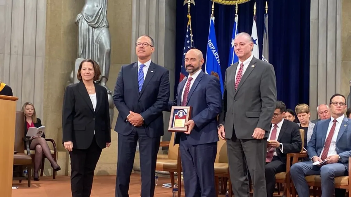 Max J. Pérez-Bouret, Esq. at the Executive Office Director's Award Ceremony